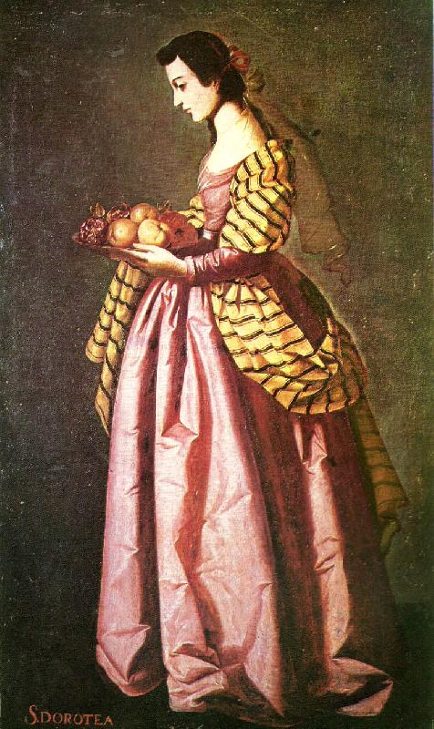 Francisco de Zurbaran st, dorotea. Germany oil painting art